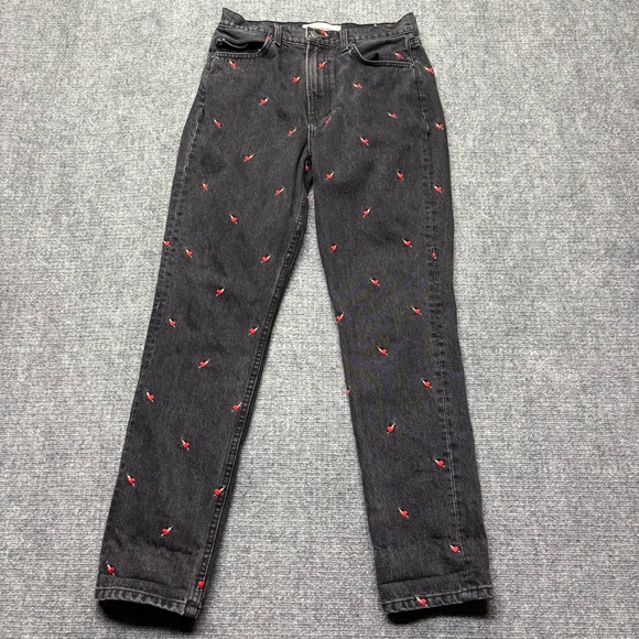 Embroidered Black Jeans - Picture 1 of 13